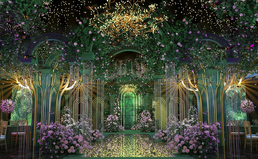 双柏奇妙森林婚礼堂效果展示